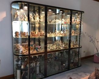 Large lighted display cabinet