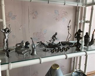 Pewter figures