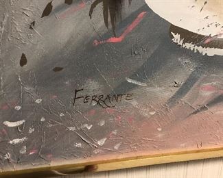 Frank Ferrante Original signed oil painting