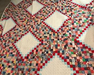 Hand-Stitched Vintage Quilt