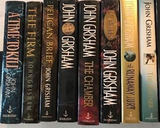 Signed John Grisham Books.  Most are 1st Editions.