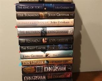 Signed John Grisham Books.  Most are 1st Editions.