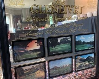 The GlENLIVET...AMERICA'S GREATEST GOLF COURSES...COLLECTIBLE