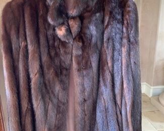 Gorgeous mink coat.