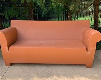Bubble Club Sofa by Kartell in Clay