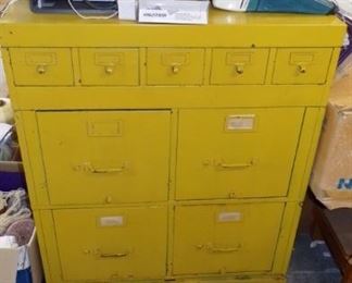 very interesting File Cabinet and Stuff- this is out in the work Shop
