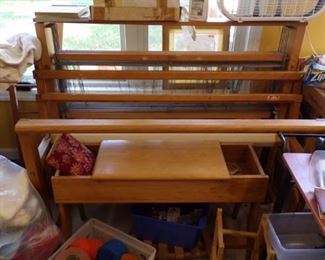 Wooden Loom and we have 2 of them - Shop / 1 small Loom in the house