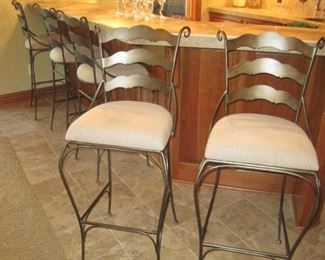 We have a total of 8 of these bar stools for sale.