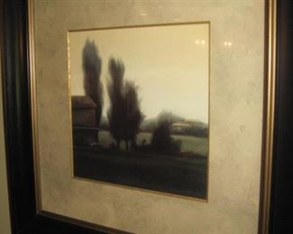 Nicely framed prints.