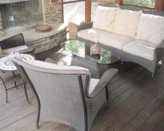 Lloyd Loom All Weather Wicker Furniture.
