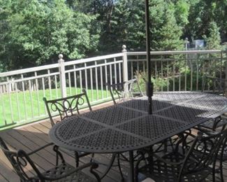 Woodard Cast Patio Furniture.