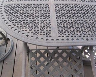 Woodard Cast Patio Furniture.
