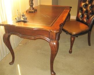 Leather Top Desk.