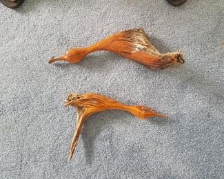Driftwood ducks