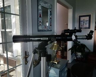Telescope and multiple tripods