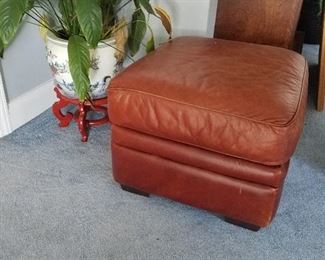 Leather Hassock