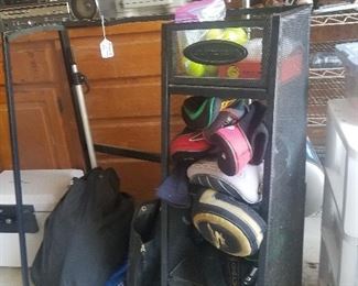 Golf accessory storage