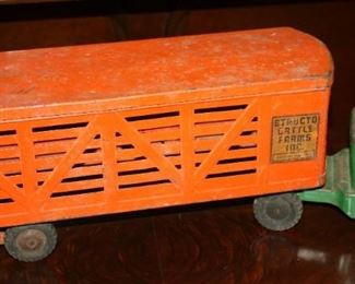 Vintage Structo toy Truck and Trailer