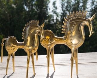 brass horses $80/pr