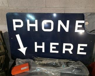 Vintage Metal Sign!