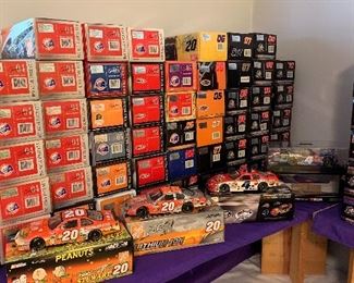 NASCAR Die cast cars still in packages.  