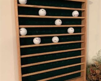 Golf Ball Wall Rack