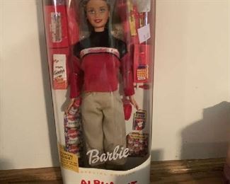 Campbell's Barbie, Not shown Campbell's Christmas Ornaments soup mugs and Calendars 