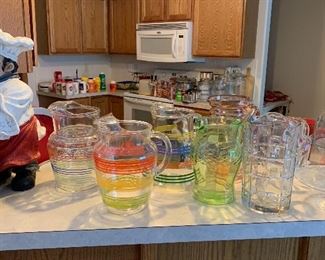 Glass Water pitchers 
