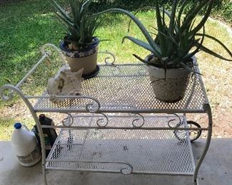 METAL SERVING CART