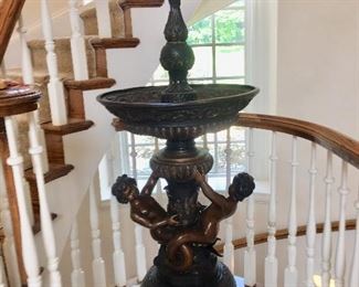 Large bronze fountain
