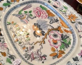 English stoneware platter