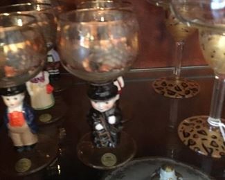 Vintage Hummel wine glasses