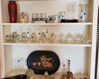 Decorative accessories galore! Large collection of oil candles