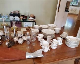 Huge collection of decorative & serving pieces ... "Warwick" China Set