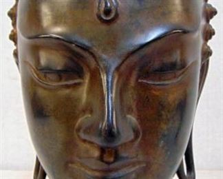 Bronze head of Buddha