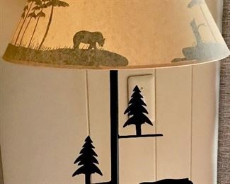 Floor lamps, cabin decor, northern decor