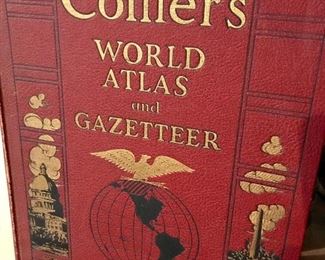 Antique & vintage books, Collier’s World Atlas and Gazetteer 1937