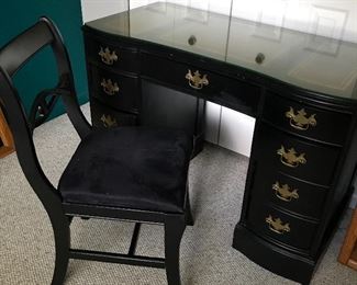 Beautiful wooden desk and chair