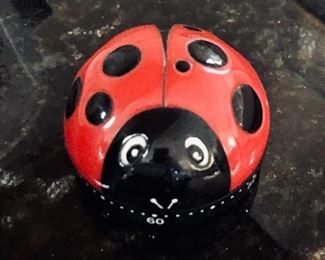Ladybug kitchen timer