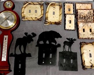 Cabin deco light switch covers