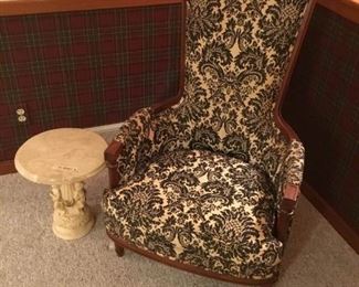 Highback Chair and Table