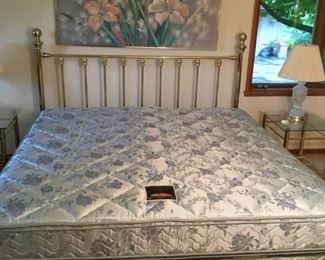 Lee Reynolds Painting and King Bed