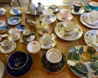 Tea Cups from 1940's to 1970's