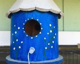 Handmade bird houses