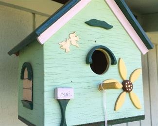 Handmade bird houses