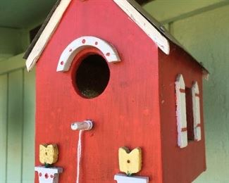 Handmade bird houses