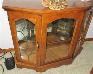 cherry hall console table