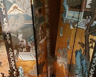 4 Panel Chinese Screen
