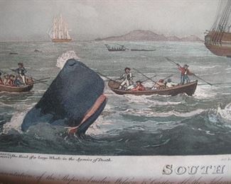 Antique Handcolored Engraving