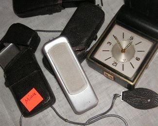 Vintage clocks...spy cameras